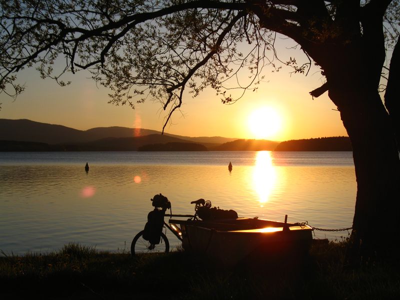 Camp am Lipno-Stausee